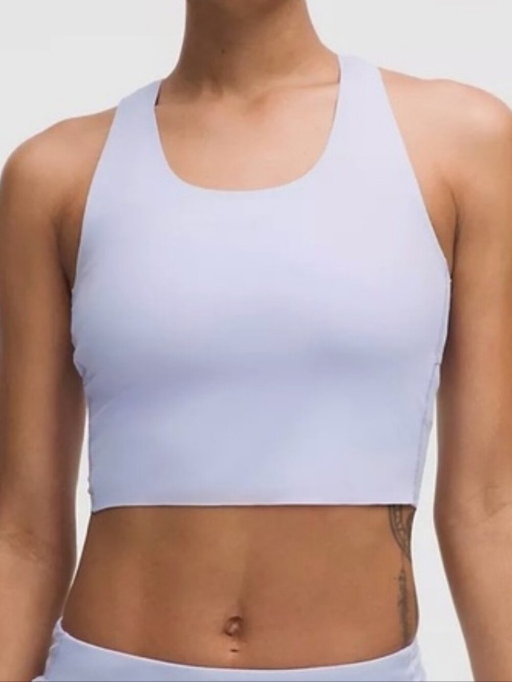 Lululemon Fast and Free Tank Light Serene Blue L